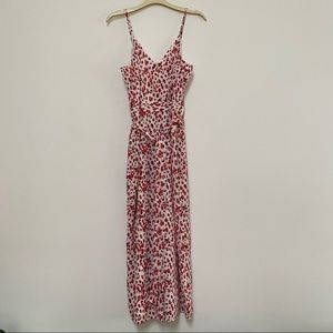 Banana Republic Leopard Wide Leg Jumpsuit 8 NWT